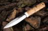 Нож ЯКУТ РЫБКА, K340, карельская берёза