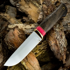 Нож КУРГАН, N690, морёный дуб