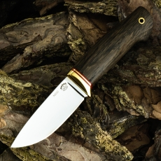 Нож ШАМАН, N690, морёный дуб