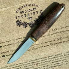 Нож Мouse, К340, ПРЯМЫЕ СПУСКИ, карельская берёза