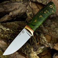 Нож ШАМАН, K340, карельская берёза