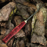 Нож ЛАДЬЯ-2, ручная ковка 9ХС, карельская берёза