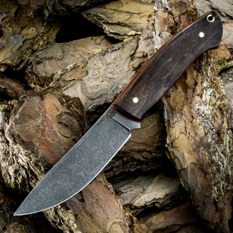 Нож КРЕЙСЕР, БУЛАТ, стабилизированное дерево