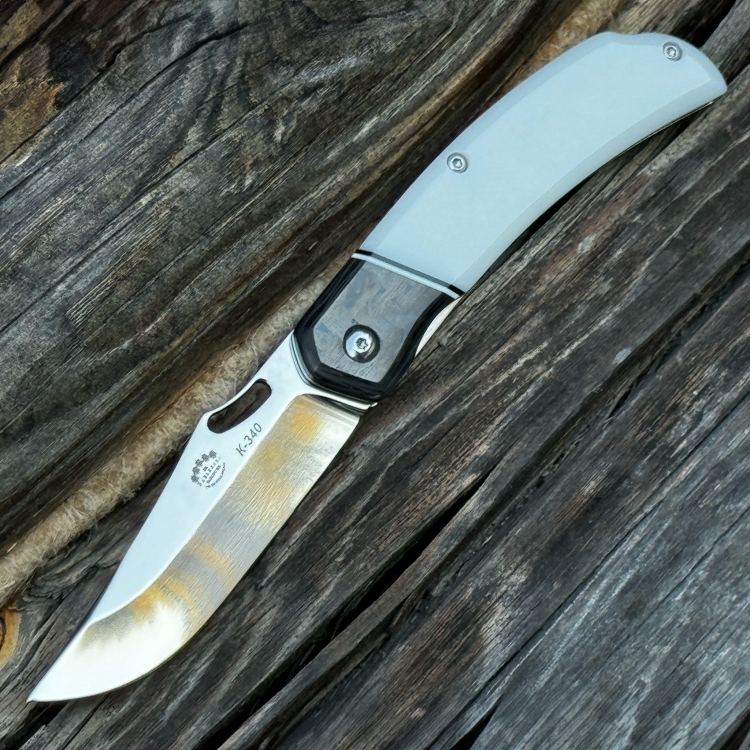 Складной нож ПИРАТ, карбон + акрил 017