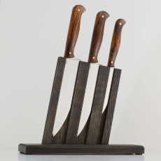 Набор кухонных ножей из 3х предметов, M390, айронвуд