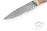 Нож Акула, дамасская сталь, амазакуе