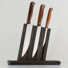 Набор кухонных ножей из 3х предметов, ELMAX, айронвуд